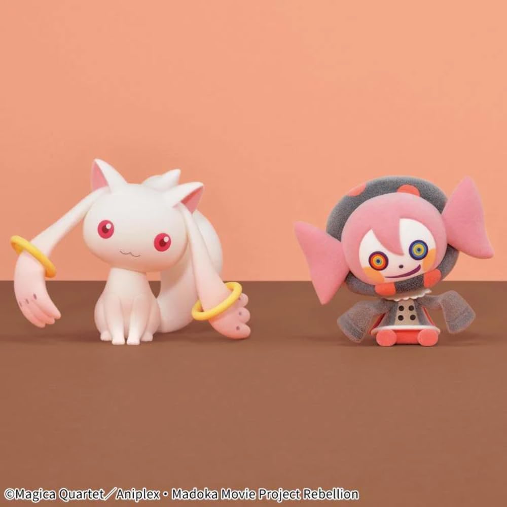 Banpresto - Puella Magi Madoka Magica: The Movie Rebellion - Kyubey (ver. A), Bandai Spirits Fluffy Puffy Flocked Figure - Image 4